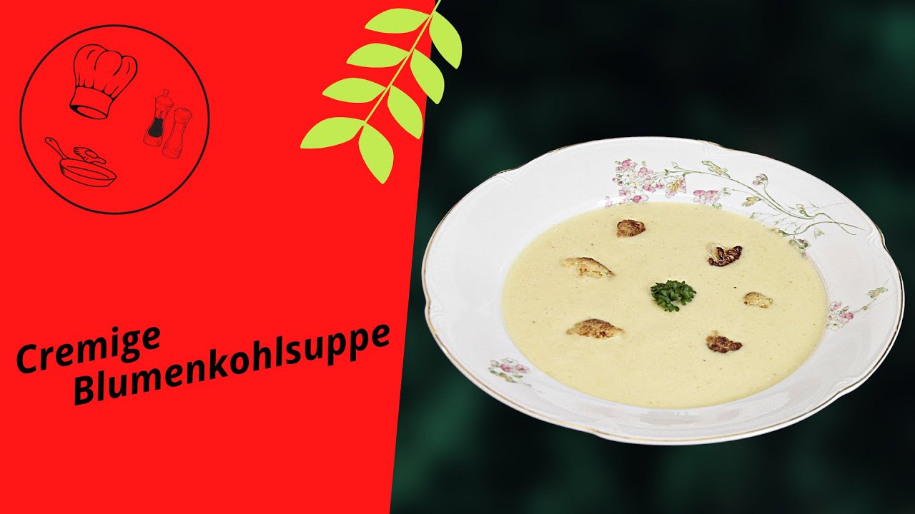Blumenkohlcremesuppe auf asiatische Art
