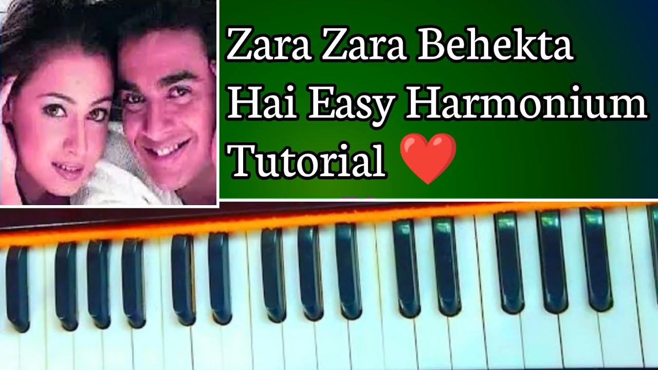 Zara Zara Behekta Hai Harmonium Notes | Solanke Harmonium
