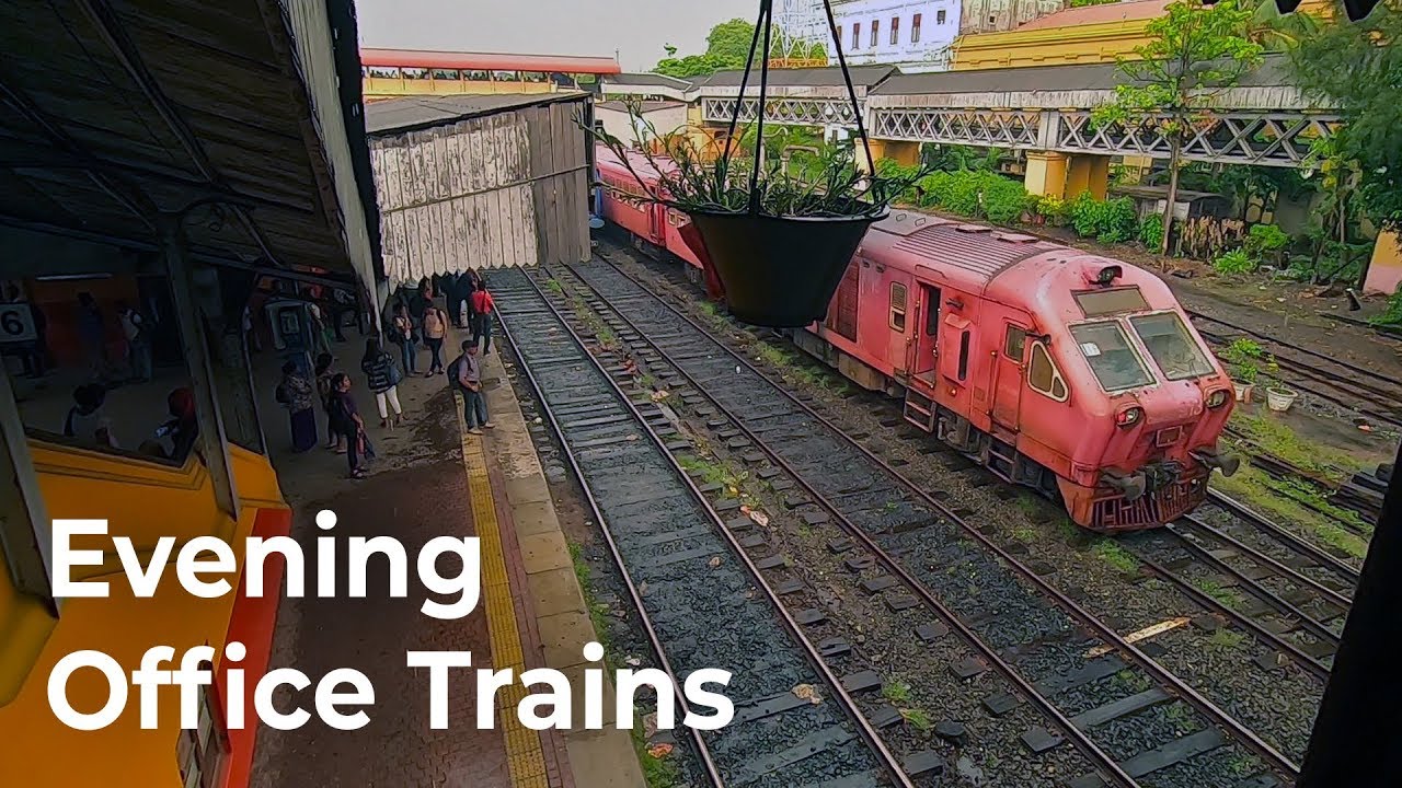 Sri Lanka Railways Maradana Railway Station Trainspotting