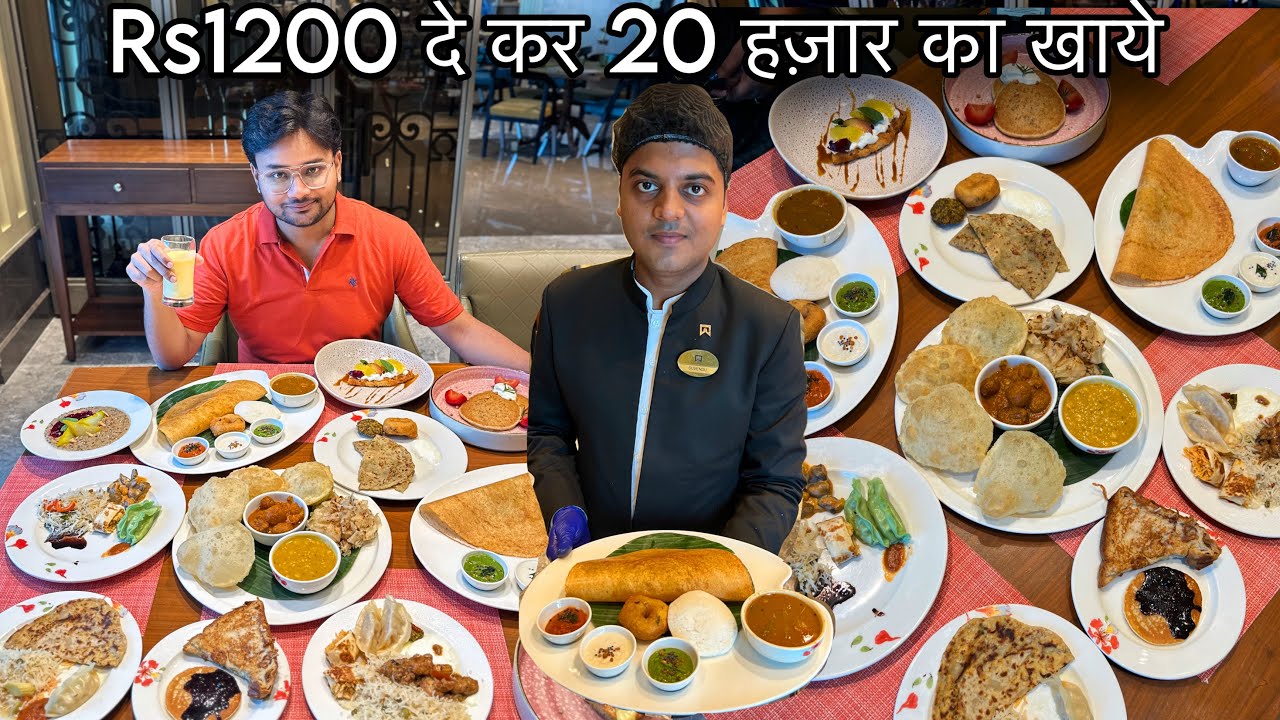 Rs1200 में India का सबसे Lavish Buffet जहाँ 200+ Nonveg और Veg Dishes मिलते||ITC Royal Bengal Buffet