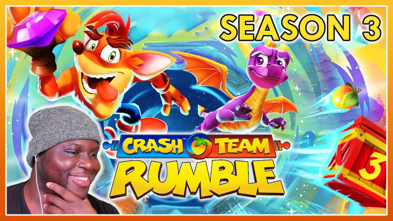 🔴 THEY GOT PLAYABLE SPYRO IN THIS NOW??! | Crash Team Rumble Season 3 LIVE