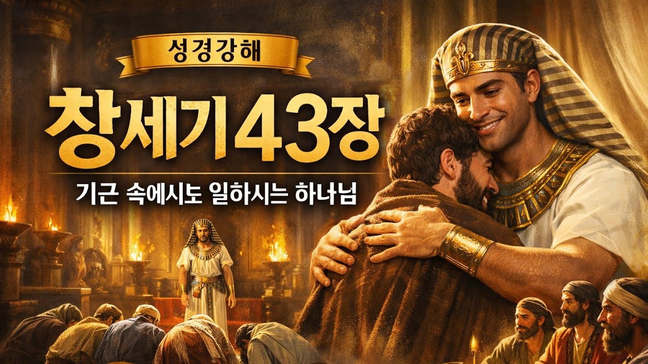 “보이지 않아도 하나님은 일하고 계십니다 | 창세기 43장 성경강해”