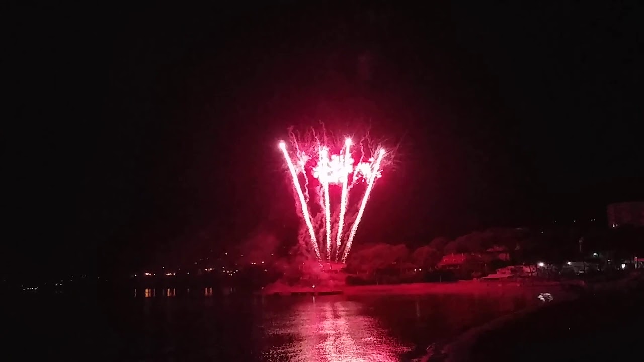 Feuerwerk Mallorca Paguera  Tag der Touristen 2019