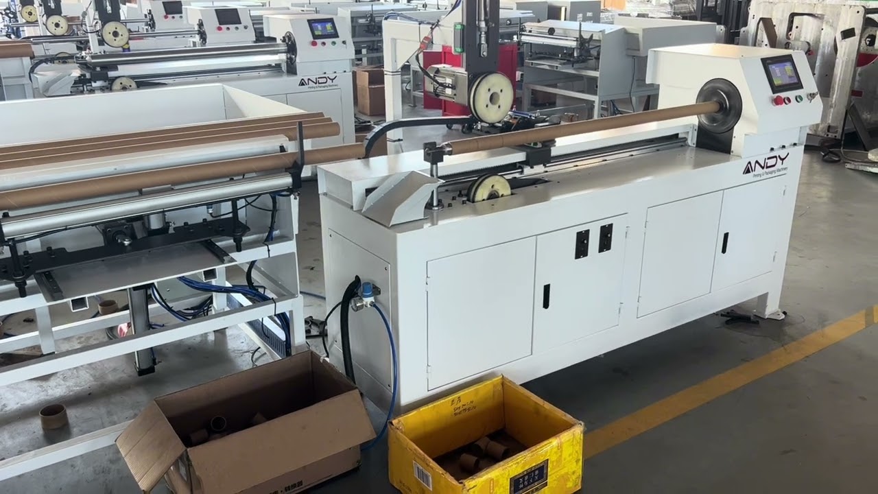25mm&40mm&76mm Paper Tubes Fully Automatic Cutting Machine
