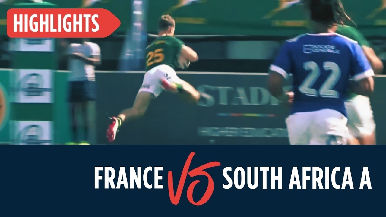 Rugby - France vs South Africa A - U18 International Series - 15 August 2026