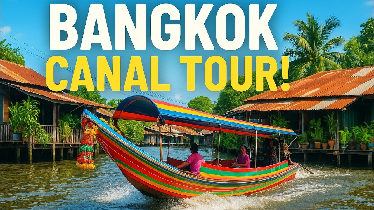The Secret Canals of Bangkok Revealed! 🚤 Longtail Boat Journey Into Local Life