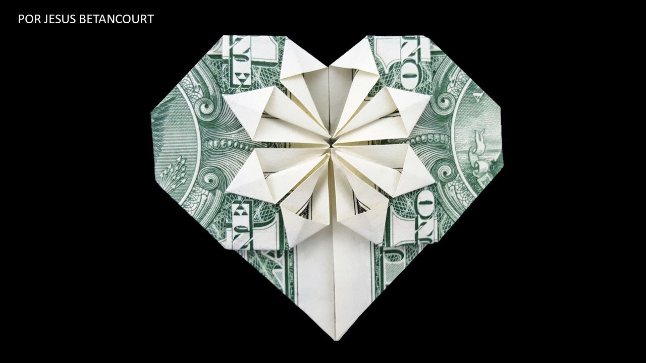 Como hacer un CORAZON con un billete 