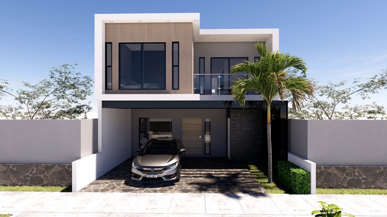 Casa Moderna Con Alberca y 4 dormitorios