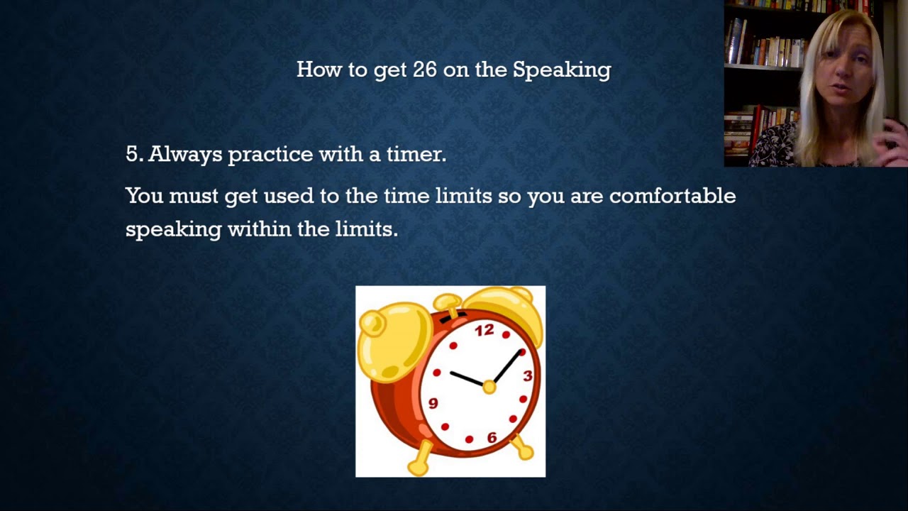 How to get 26 on the TOEFL speaking