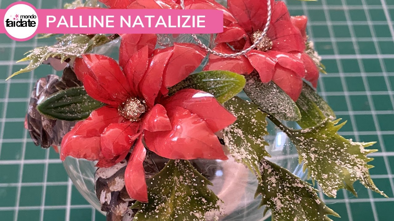 Pallina di Natale con sospeso trasparente
