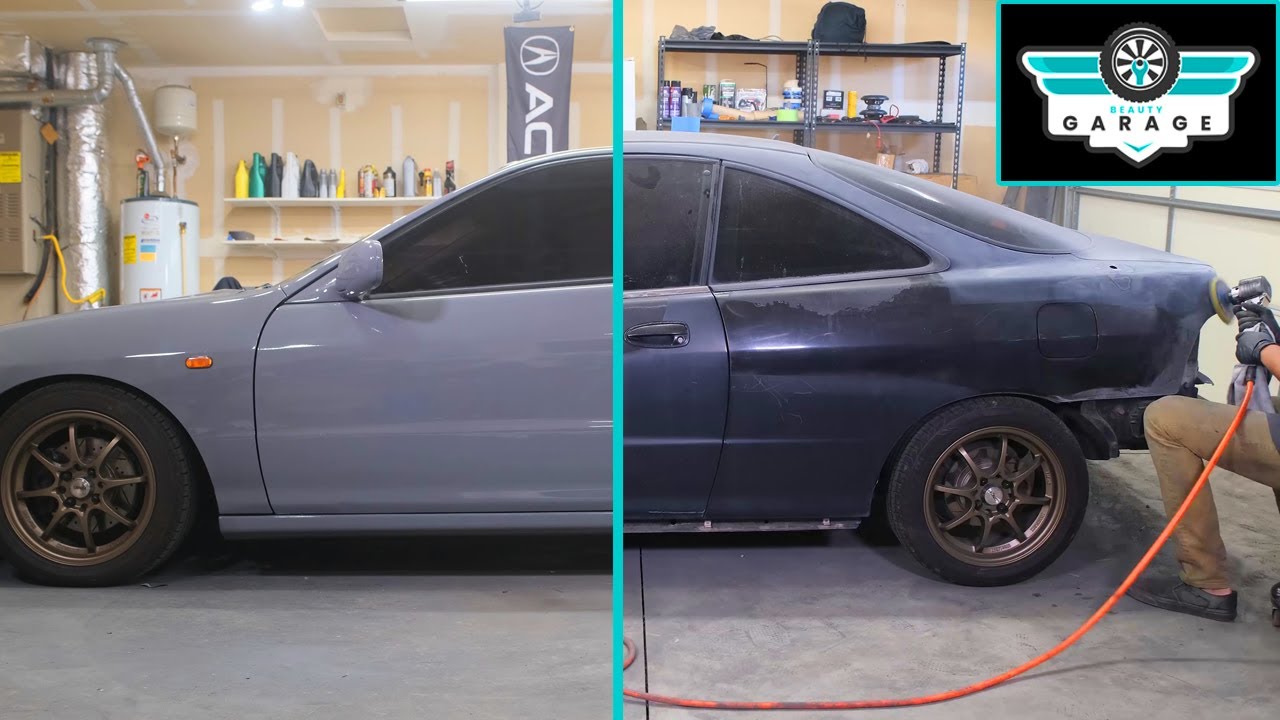 Acura Integra | At Home Garage Paint Job!