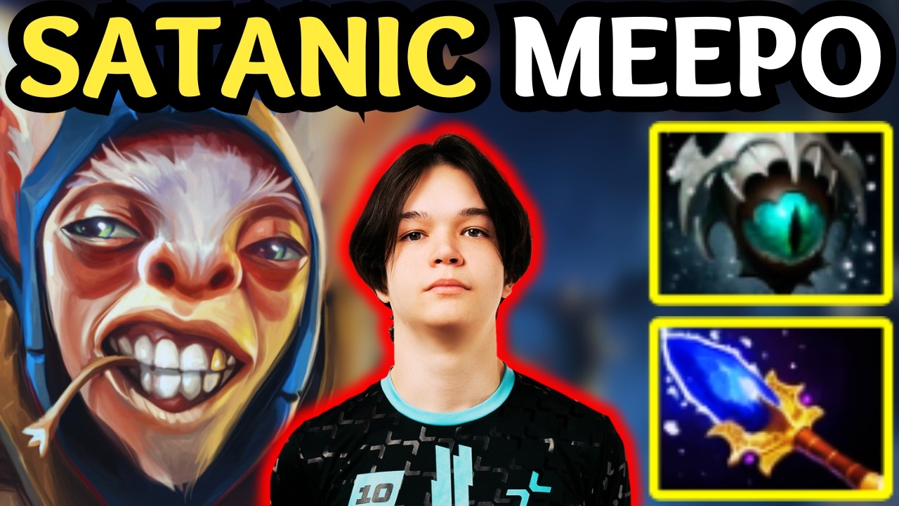🔥 SATANIC MEEPO &mdash; UNKILLABLE Carry Gameplay 🔥 Dota 2 Carry
