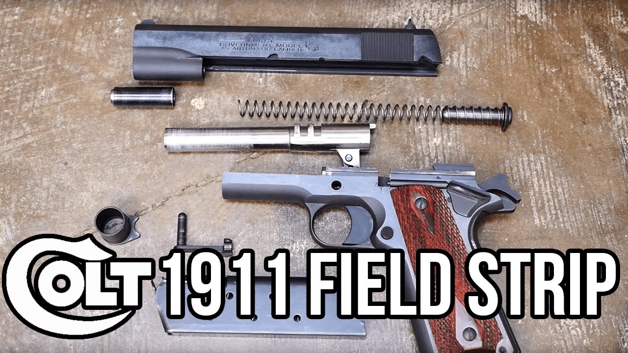 Colt 1911 Field Strip