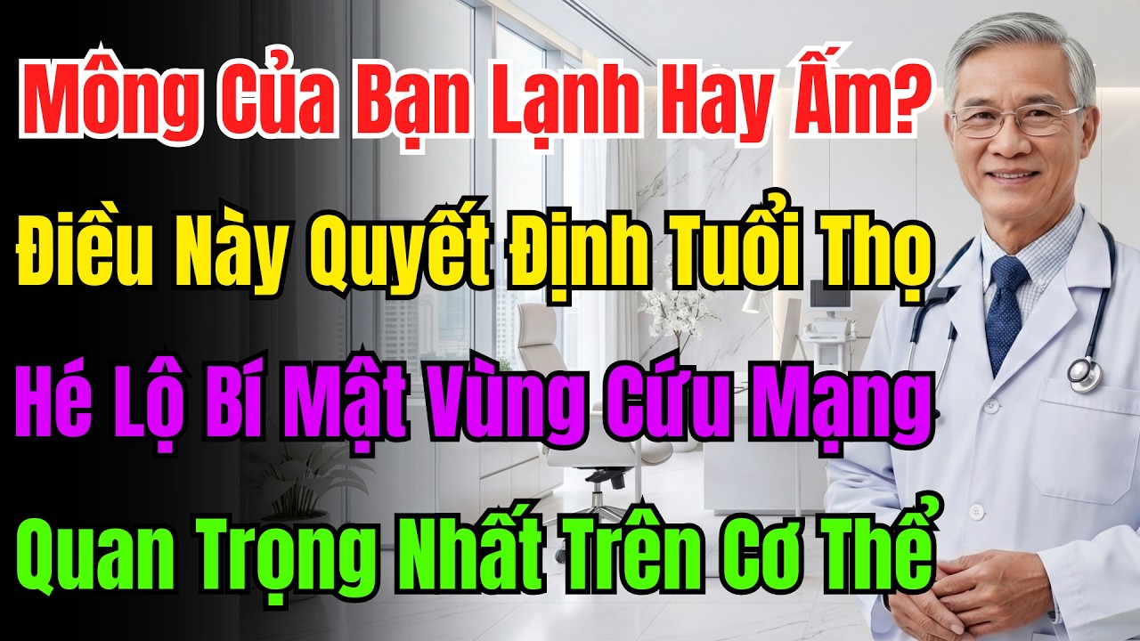 Sờ Mông Biết Ngay Tuổi Thọ! Mông Lạnh Là Tín Hiệu Cực Xấu, Tiết Lộ 'Vùng Cứu Mạng' Bị Lãng Quên!
