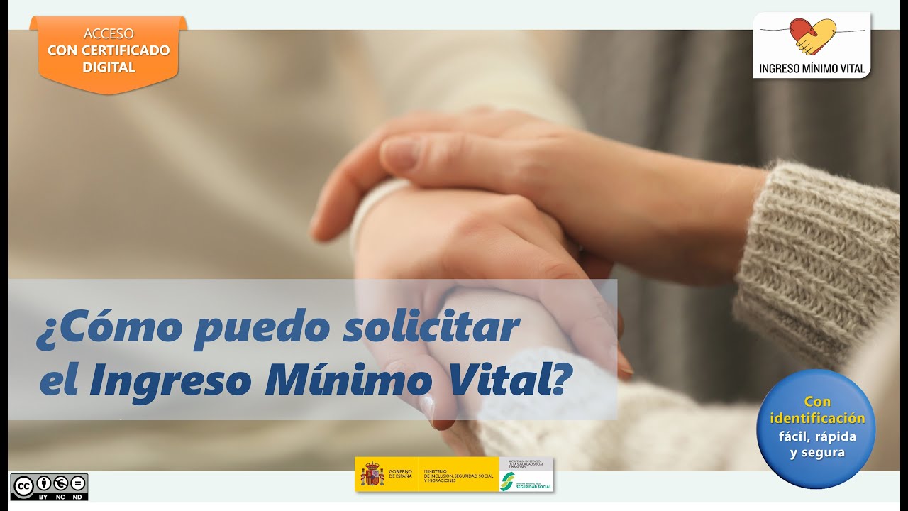 Cómo solicitar el Ingreso Mínimo Vital [con certificado digital]