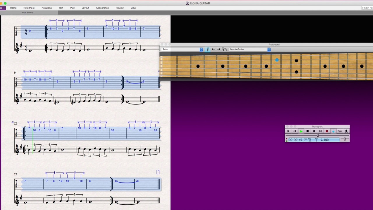 Apulanta - ILONA kitarasoolot E-mollissa