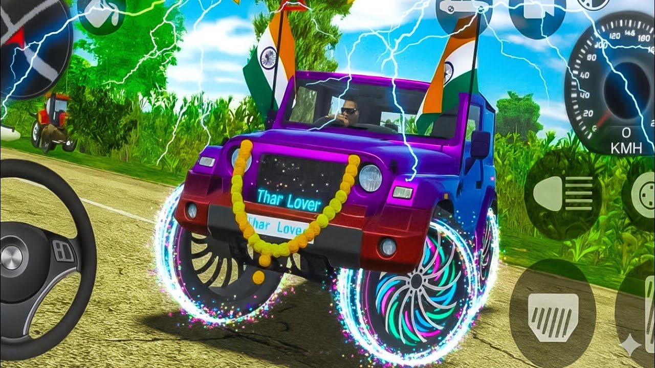 Доллар (песня) Модифицированный Mahindra Green Thar 👿 || Индийский симулятор автомобилей 3D || Ав...