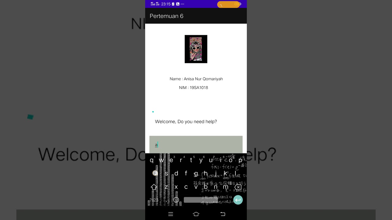 Tugas Teori Pertemuan 6 Pemrograman Mobile