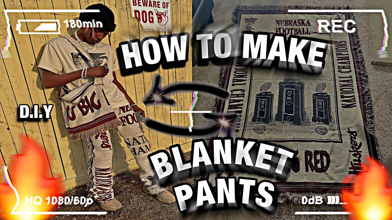HOW TO MAKE BLANKET PANTS | TAPESTRY PANTS| D.I.Y VERY EASY🔥👖