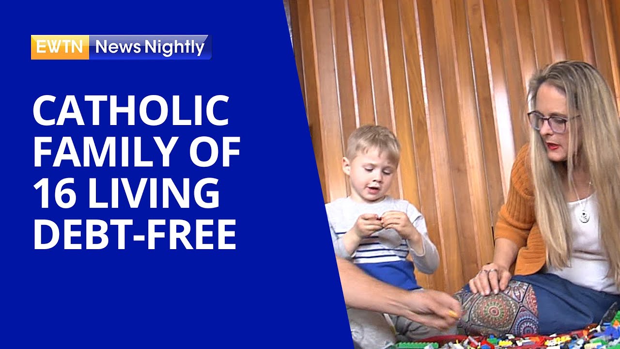 Catholic Family of 16 Living Debt-Free During Tough Economic Times | EWTN News Nightly