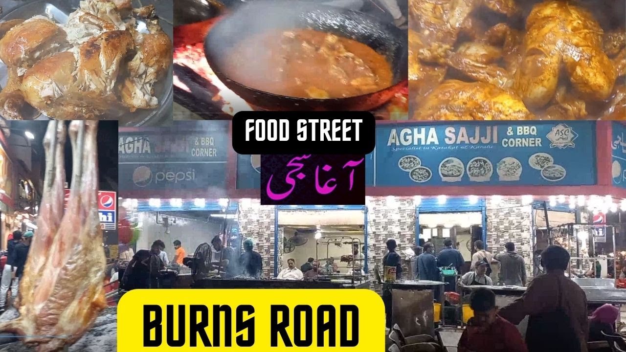 Famous Chicken l Mutton Sajji | Agha Sajji l BBQ Corner Burns Road Food Street Karachi | Pakistan