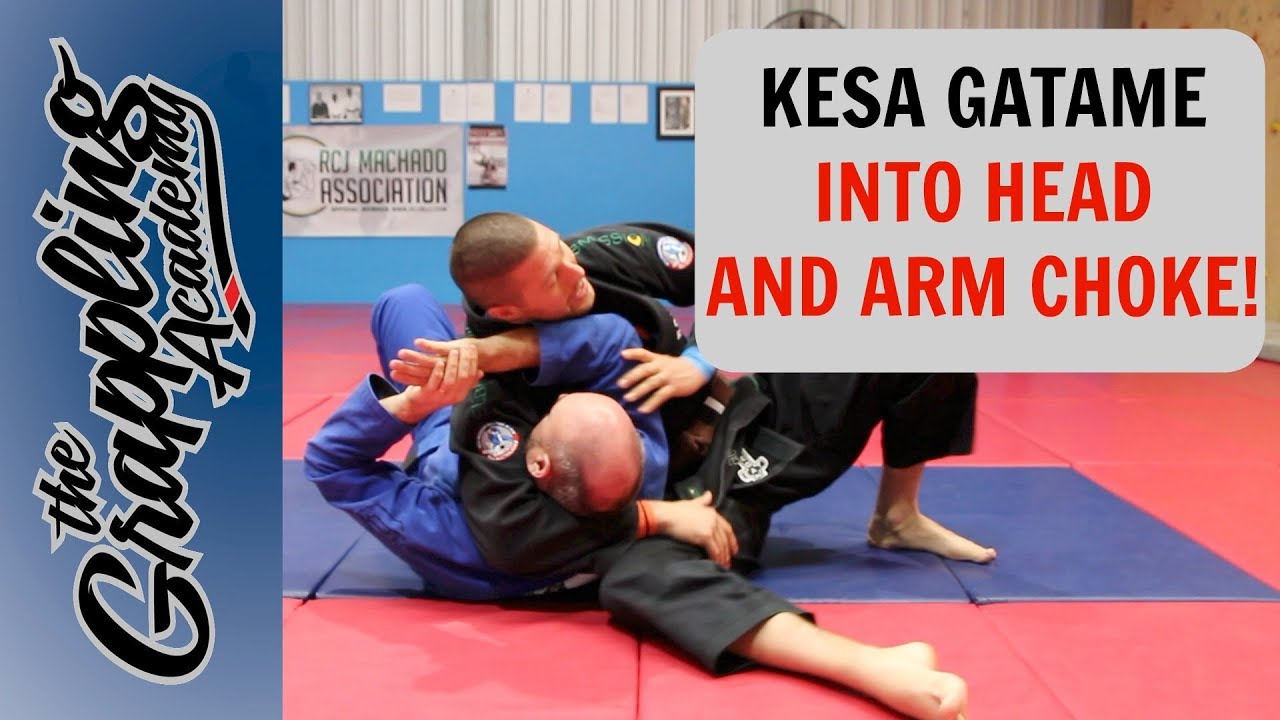 Kesa Gatame Into Head And Arm Choke!