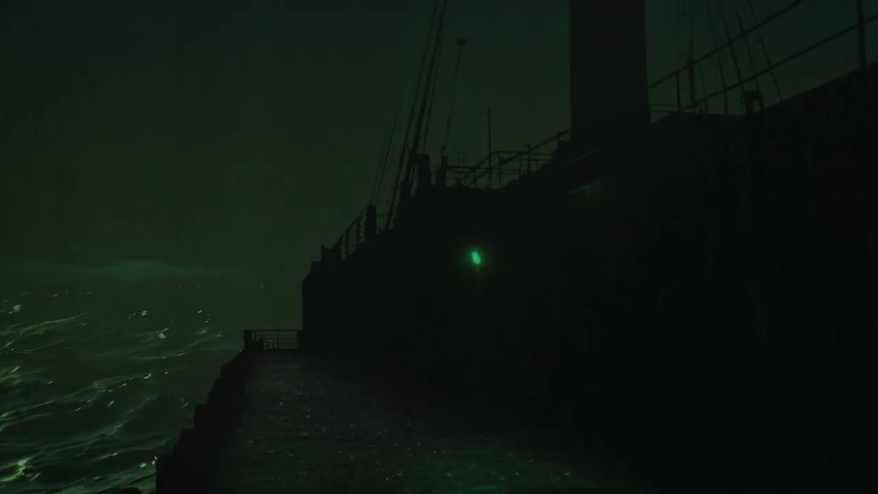 🌧️⚓ Sleep Better at Sea | Soft Rain & Waves on a Pirate Ship to Relax Your Mind ⛈️💤