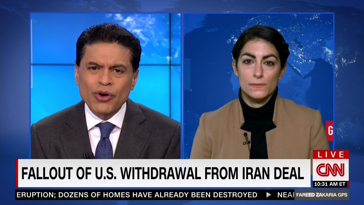 DINA ESFANDIARY FULL INTERVIEW WITH FAREED ZAKARIA GPS (5/13/2018)