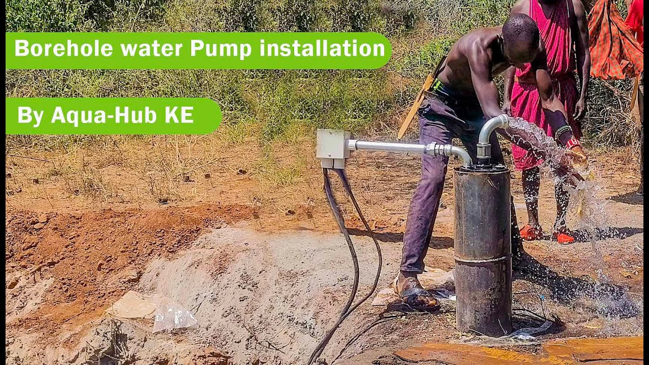 Borehole Water Pump Installation in Kenya – Pipes, Power & Solar Setup