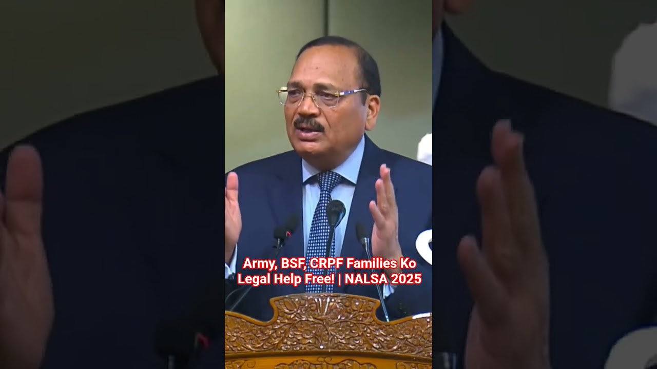 Army, BSF, CRPF Families Ko Legal Help Free! | NALSA 2025 #shortsviral