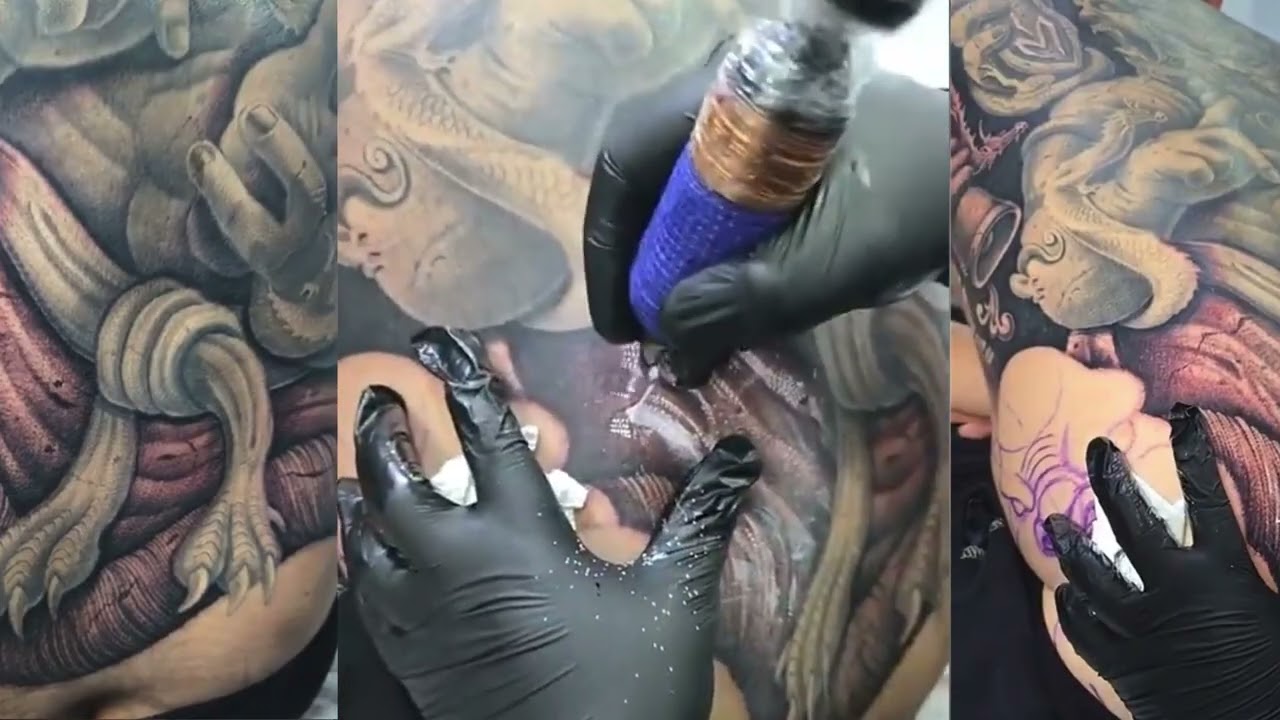 Tattooing to look like stone🪨 Good tattoo
