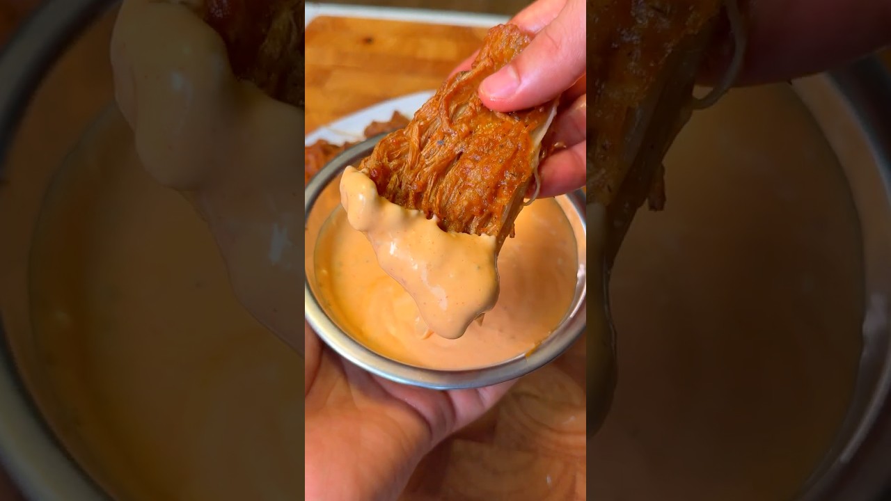 Crispy enoki mushrooms: better than KFC!