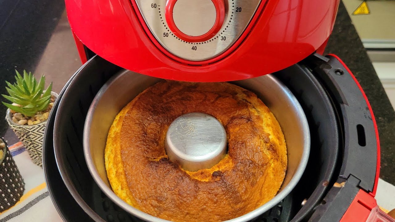 MINHA VIZINHA FICOU ENLOUQUECIDA COM ESSA RECEITA DE BOLO NA AIRFRYER