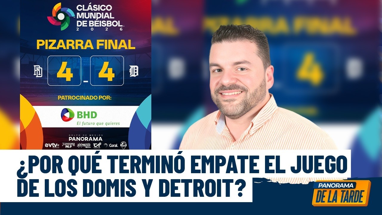 ¿Por qué terminó empate del juego de los dominicanos y Detroit?
