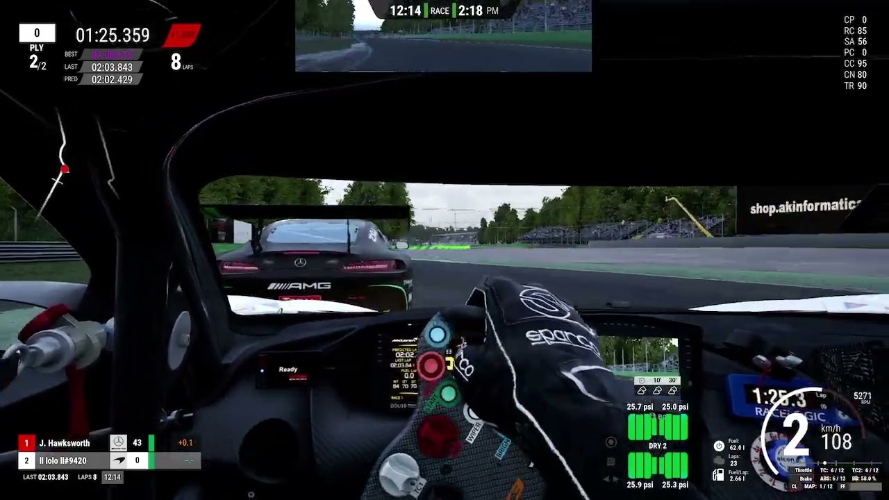 assetto corsa entraînement sur monza 🏁🇮🇹