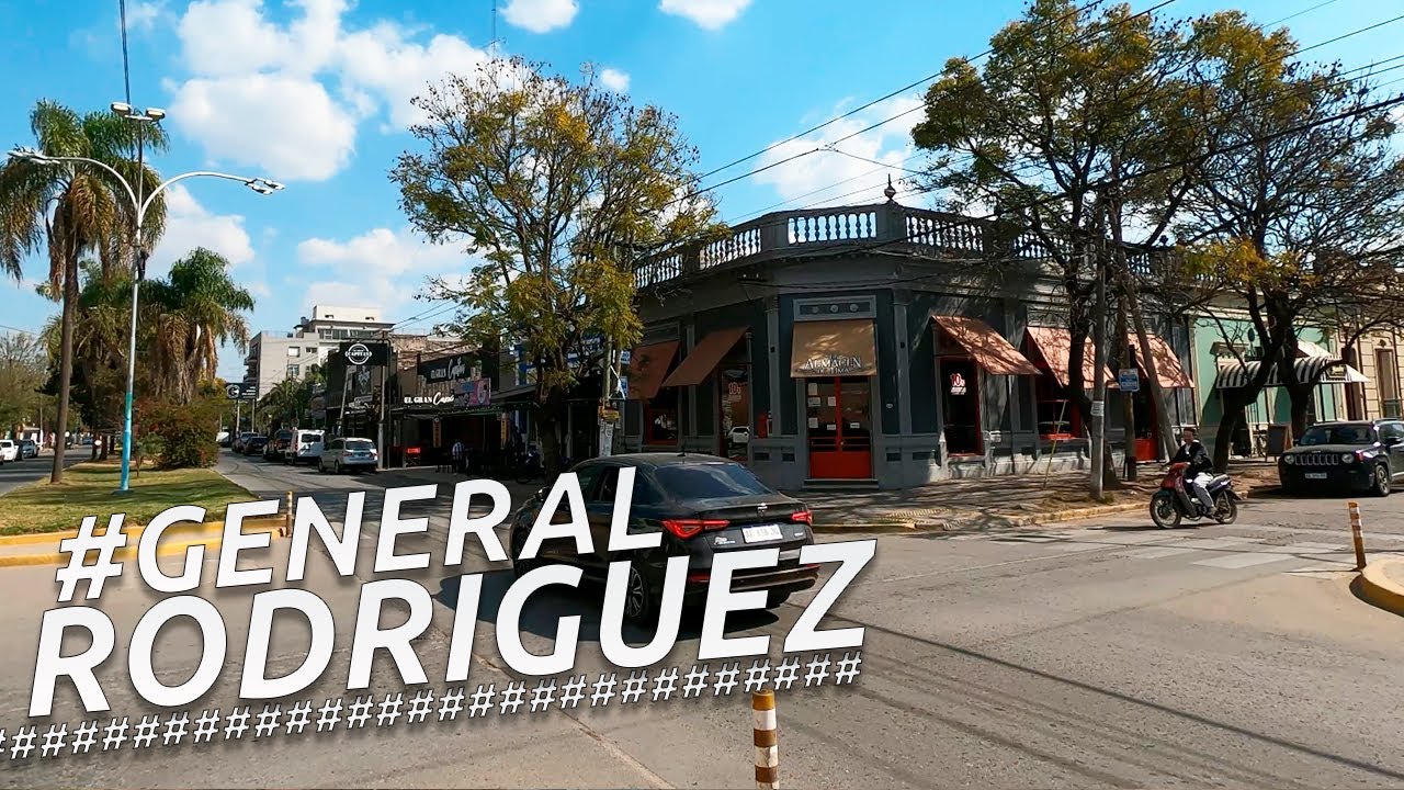 Recorriendo GENERAL RODR&Iacute;GUEZ CENTRO I BUENOS AIRES I ARGENTINA I 4K Walking Tour VLOG