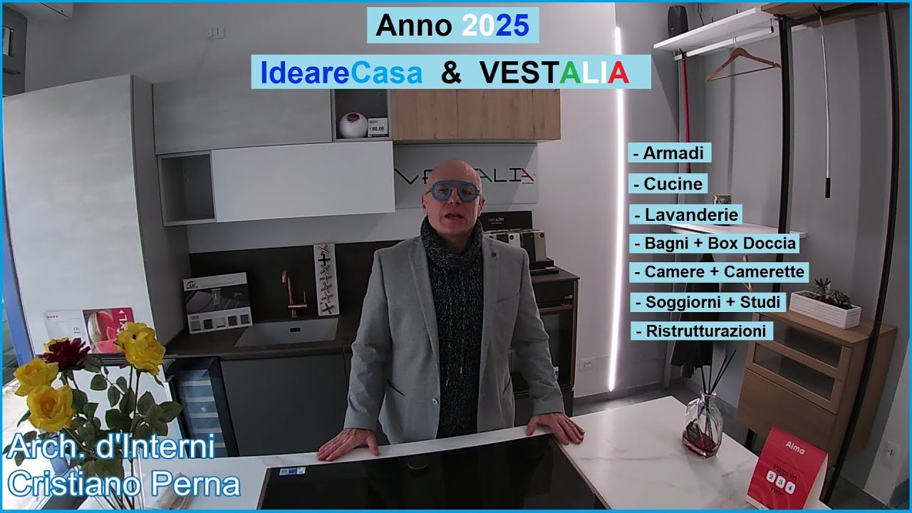 Anno 2025 IdeareCasa & VESTALIA - Armadi Cucine Bagni Lavanderie Camere  Soggiorni Ristrutturazioni