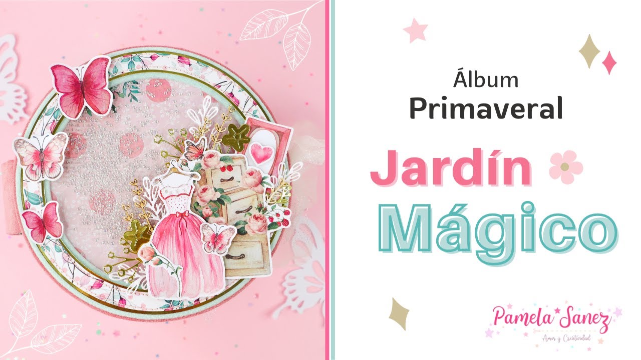 Cómo hacer un álbum redondo con una Shaker para boda o Comunión. Kora Projects. Scrapbooking
