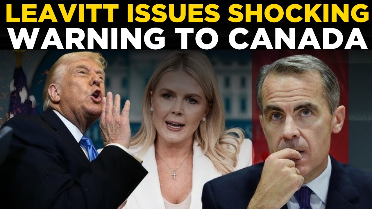 Karoline Leavitt LIVE: White House Briefing as Trump Issues Bridge Threat to Canada | US-Canada