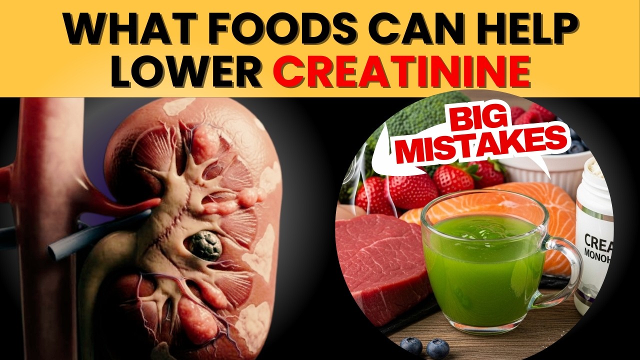 Какие продукты помогут снизить уровень креатинина и повысить скорость клубочковой фильтрации?