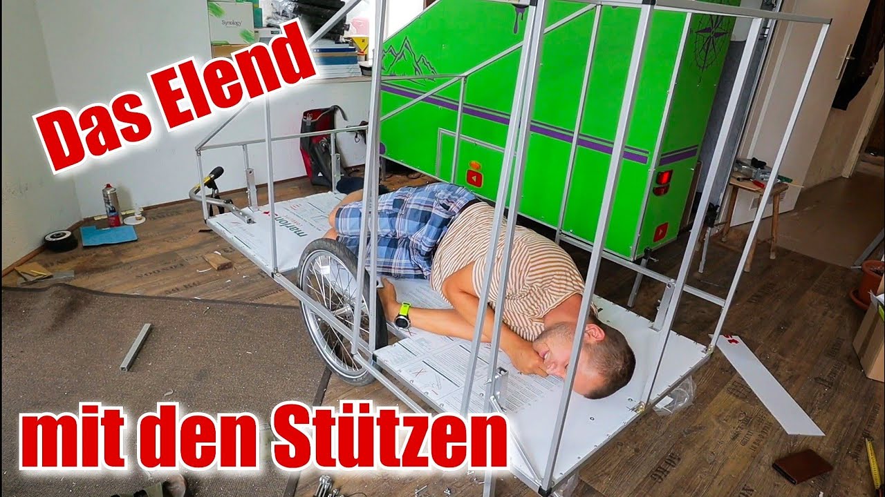 😤Kann ich DAS PROBLEM lösen? [F2] DIY ULTRALEICHTEN FAHRRADWOHNWAGEN bauen
