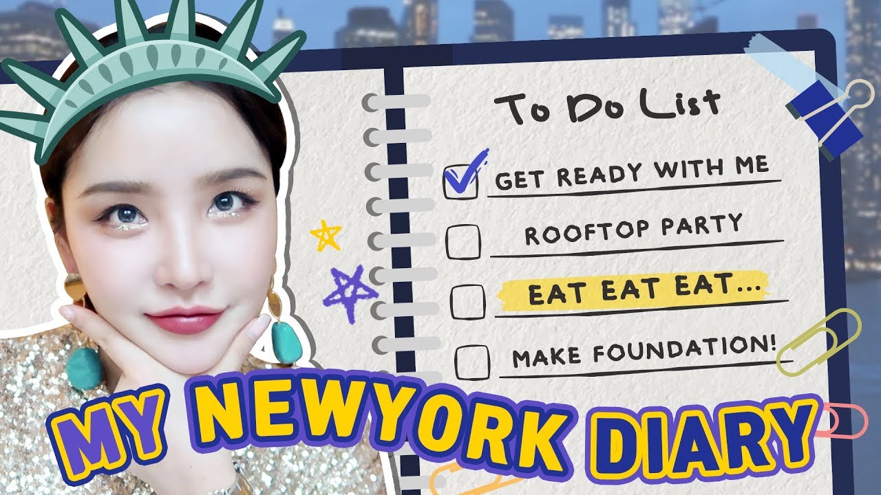 [VLOG] 마이 생일 다이어리 in NY🇺🇸 (ft.수정 메이크업) | LAMUQE
