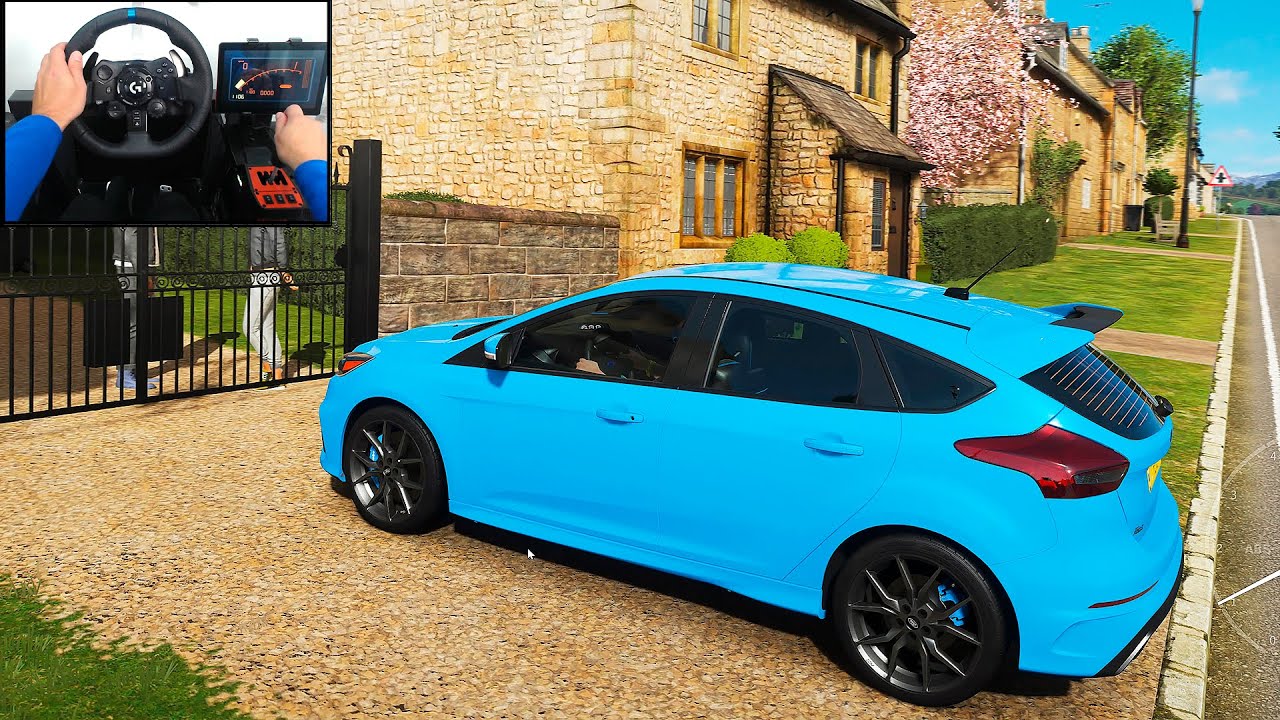 Ford Focus ST - Forza Horizon 4 | Logitech g923 gameplay | 4k