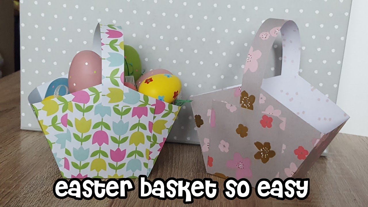 🐥Das einfachste Osterk&ouml;rbchen/Easy Easter Basket