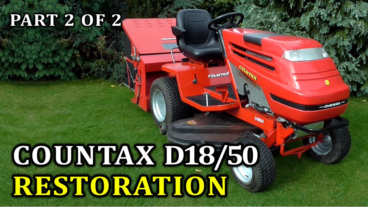 Реставрация дизельного газонного трактора Countax D1850 | Часть 2 из 2