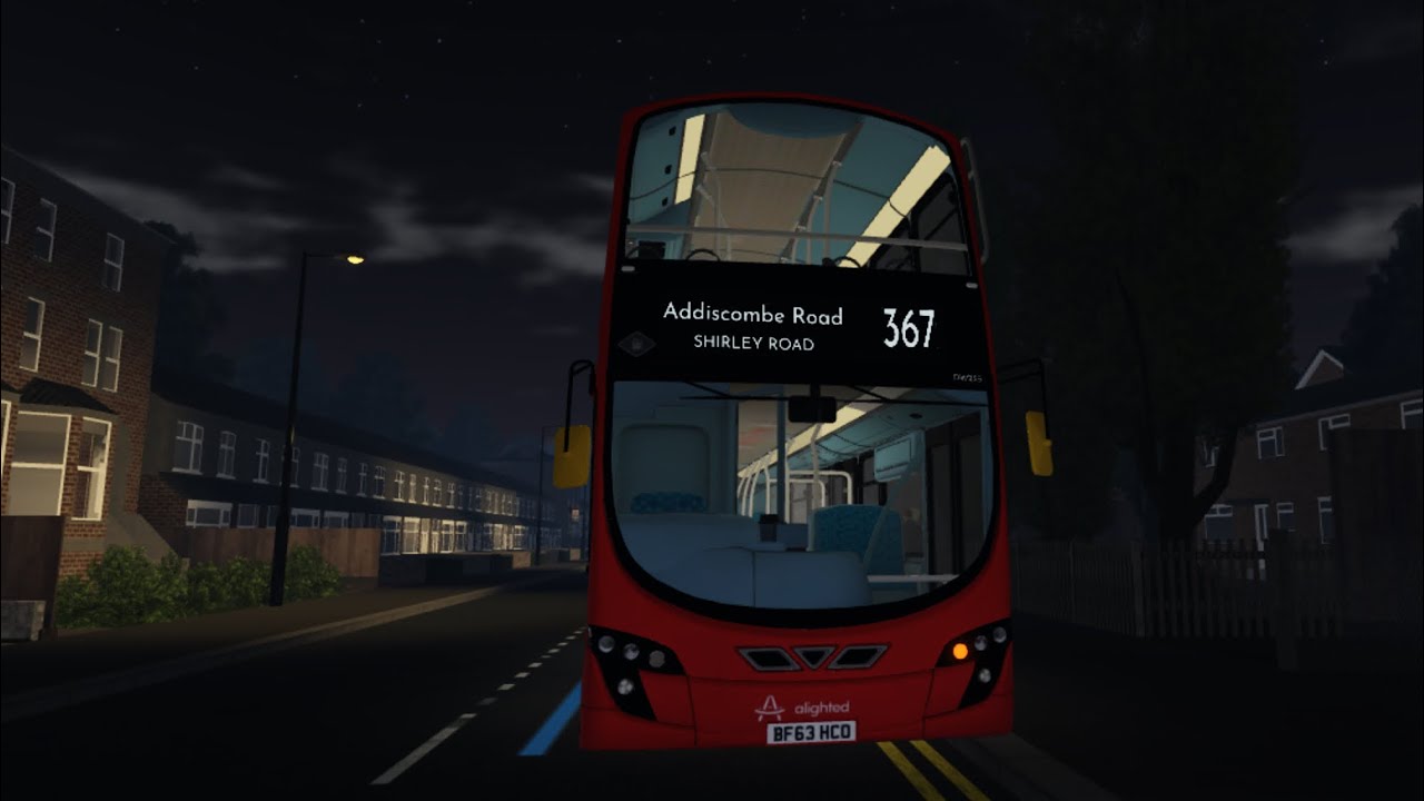 Doing Route 367 with 2773 from West Croydon to Shirley Clinic on Roblox