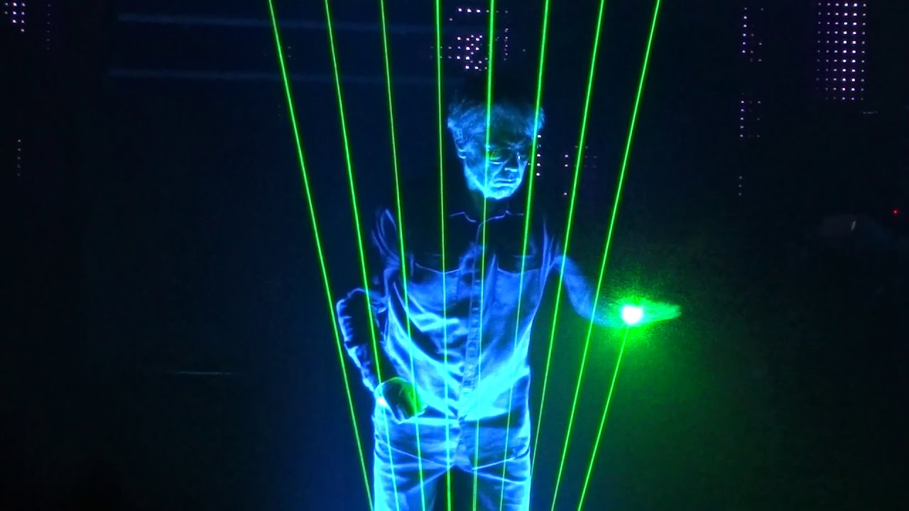 Jean Michel JARRE (Laser Harp The Time Machine ) 2016 LIVE HD LYON (FR)