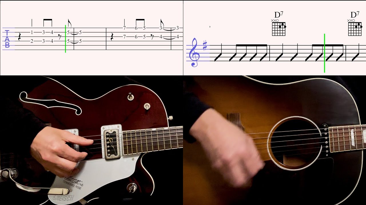 Guitar TAB : You Like Me Too Much - The Beatles - isolated track