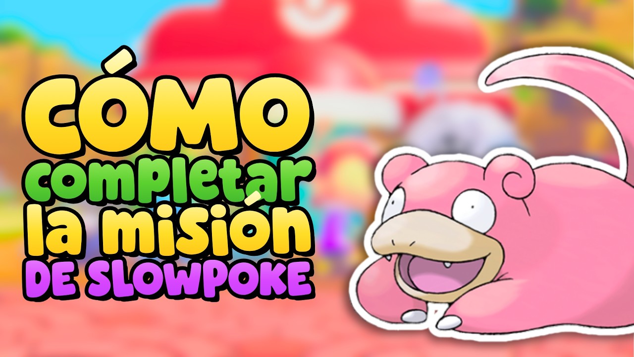 ¿Cómo completar la misión de Slowpoke de Pokopia? ☔ [Guía tutorial de Pokopia]