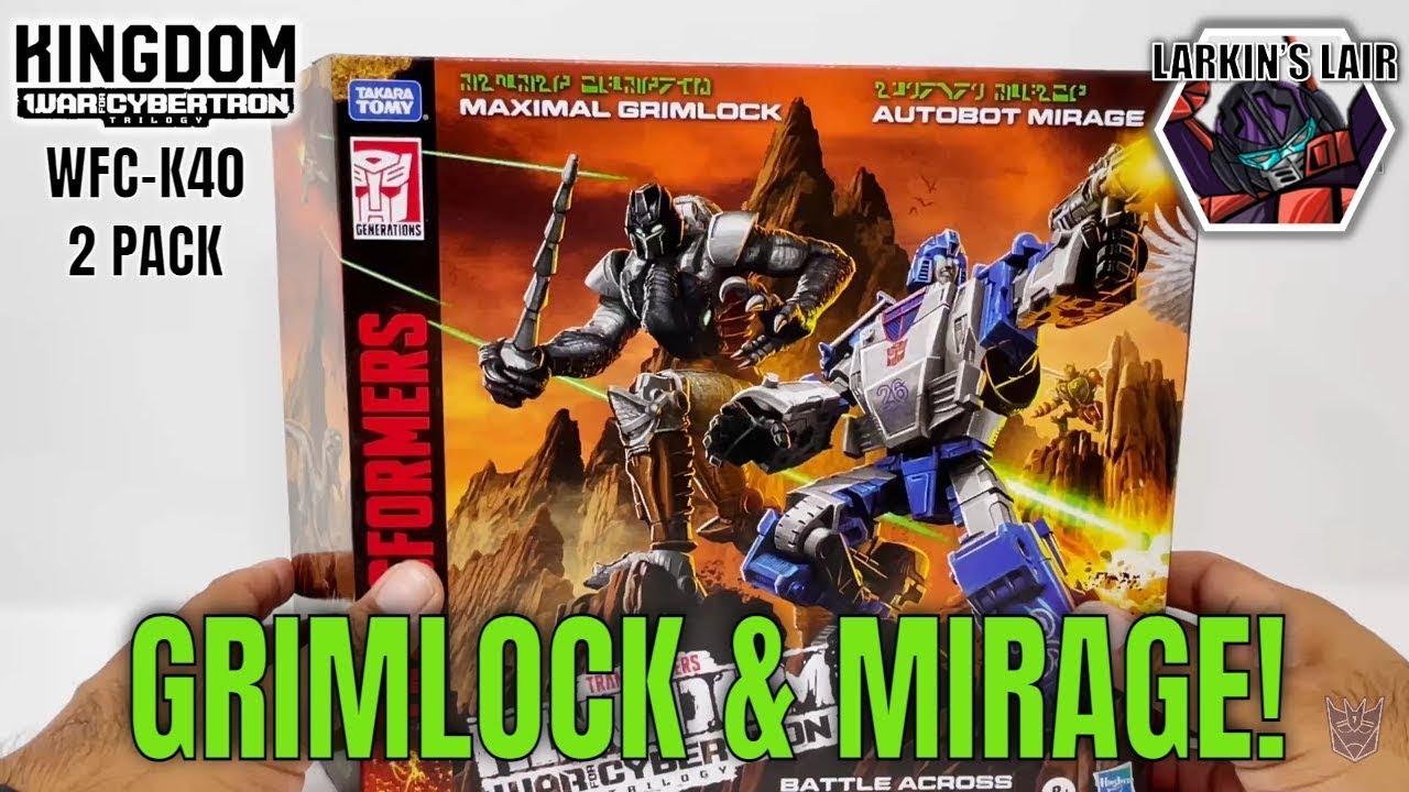 Transformers Kingdom Mirage & Grimlock WFC-K40 Battle Across Time  Retail Release Review